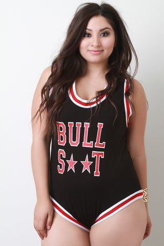 Athletic Bull Screen Print Bodysuit