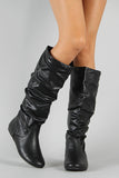 Soda Zuluu-S Slouchy Knee High Flat Boot